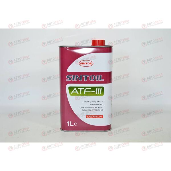 Масло КПП SINTEC ATF III ж/б 1 л, изображение 2