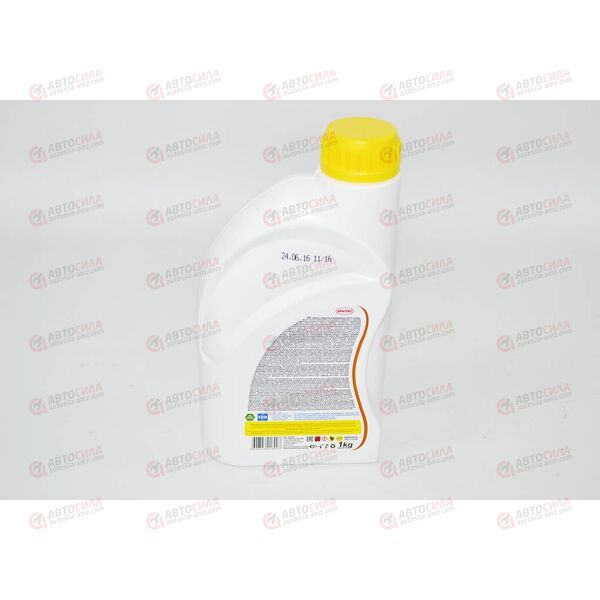Антифриз SINTEC - 40 град (желтый) GOLD-OEM G12 карбоксилатный 1 кг (12 шт), изображение 3