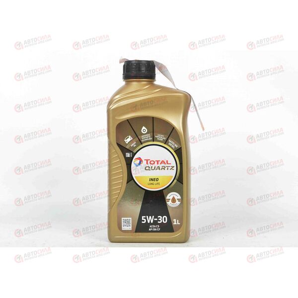 Масло ДВС Total 5W30 INEO Long Life C3 SN/CF (VW 504/507 MB229.51 LL-04) 1 л EU, Емкость: 1 л., изображение 2