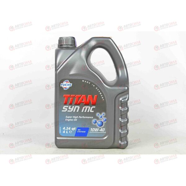 Масло ДВС FUCHS 10W40 TITAN SYN MC 4 л, Емкость: 4 л, изображение 2