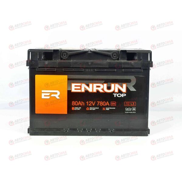 АКБ 80VL ENRUN TOP (R+) (0) (пт 780)(278х175х190) 2022 год, изображение 2
