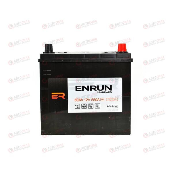 Аккумулятор 60VL ENRUN ASIA (R+) (0) SMF (пт 580)(230х175х220) 2022 год, изображение 2