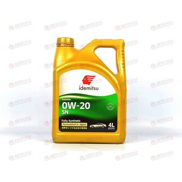 Масло ДВС IDEMITSU 0W20 SN/GF-5 F-S 4 л Пластик, Емкость: 4 л, изображение 2