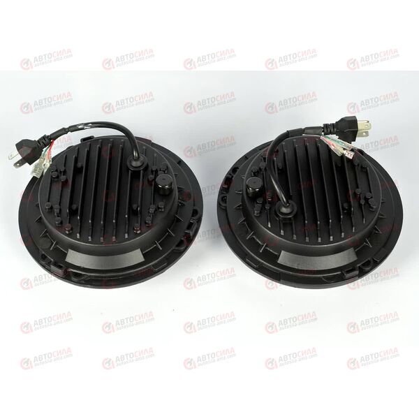 Фара с/диод ВАЗ 2121 50W Halo light Black (2 шт) AV, изображение 2