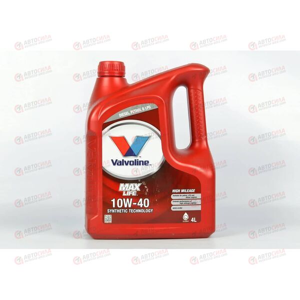 Масло ДВС VALVOLINE 10W40 Maxlife SN/CF 4 л, изображение 2