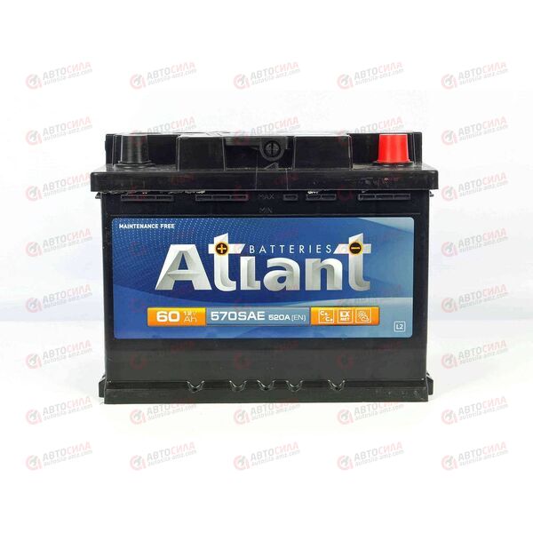 АКБ 60VL ATLANT (R+) (0) (пт 520)(242х175х190) 2023 год, изображение 2