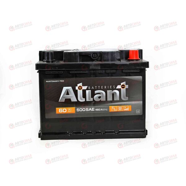 АКБ 60VL ATLANT Black (R+) (0) (пт 460)(242х175х190) 2023 год, изображение 2