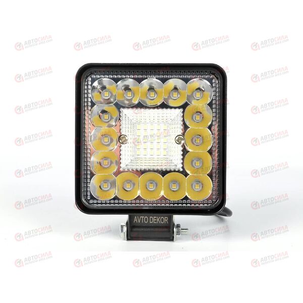 Фара с/диод 123W/SQ-WL квадратные 10,5см*10,5см AV, изображение 2