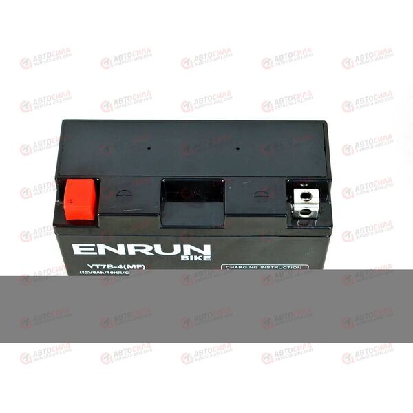 АКБ ENRUN MOTO 12V/8Ah (R+) (MF) (AGM) (пт 130) (YT7B-4) (150x65x94) (1шт, уп.10 шт), изображение 2