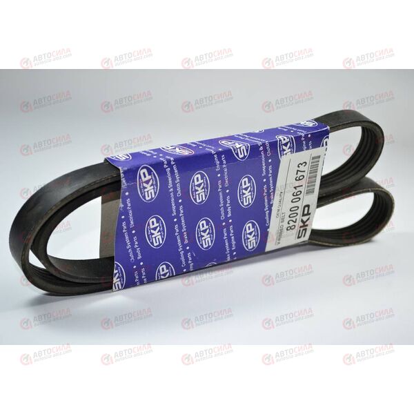 Ремень генератора 1,4/1,6 8V с ГУРом без конд (ручейковый) (5PK1110) (8200061673) SKP РАСПРОДАЖА!, изображение 3