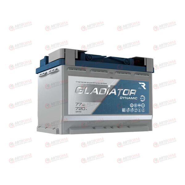 АКБ 77VL GLADIATOR Dynamic (R+) (0) (пт 720)(276х175х190) 2024 год