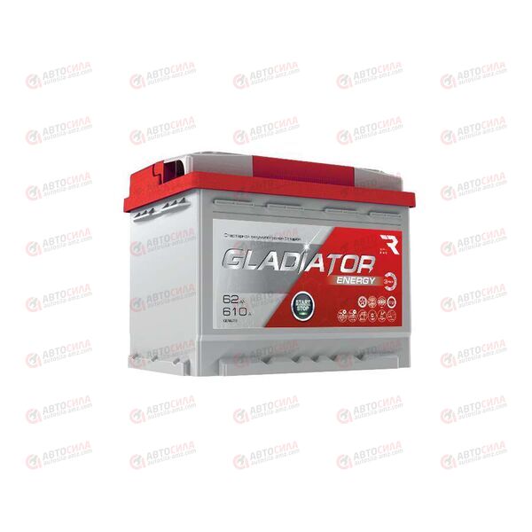 АКБ 62VL GLADIATOR Energy (R+) (0) (пт 610)(242х175х190) 2024 год