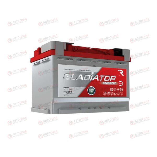 АКБ 77VL GLADIATOR Energy (R+) (0) (пт 760)(276х175х190) 2024 год