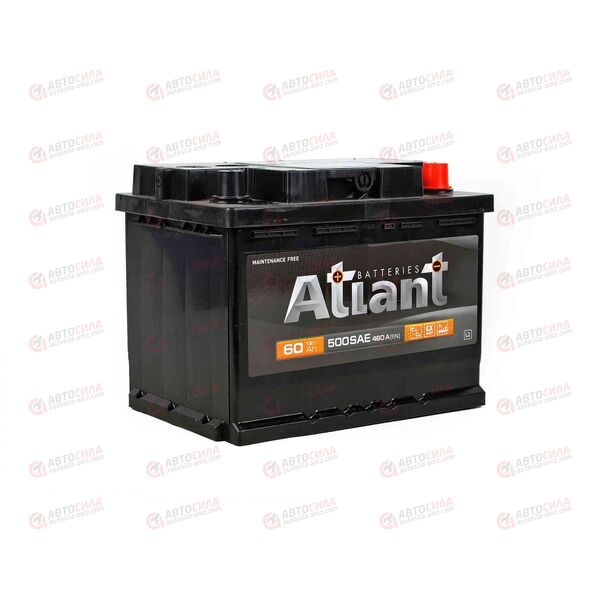 АКБ 60VL ATLANT Black (R+) (0) (пт 460)(242х175х190) 2024 год