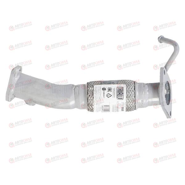 Труба приёмная для а/м Kia Cerato (13-) 1.6i/2.0i с гофрой (алюм. сталь) (ERP 0520) TRIALLI